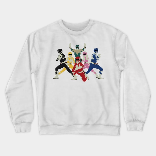 Power Rangers Crewneck Sweatshirt by FutureSpaceDesigns